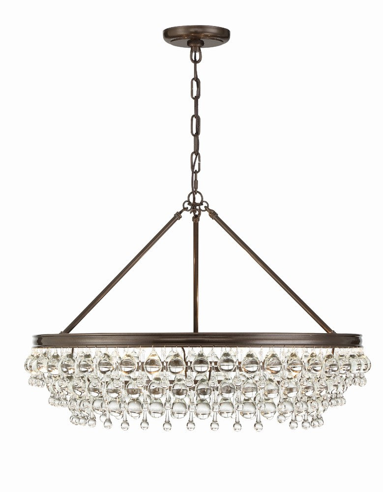 Crystorama CALYPSO 275-VZ Chandelier Modern - Vibrant Bronze