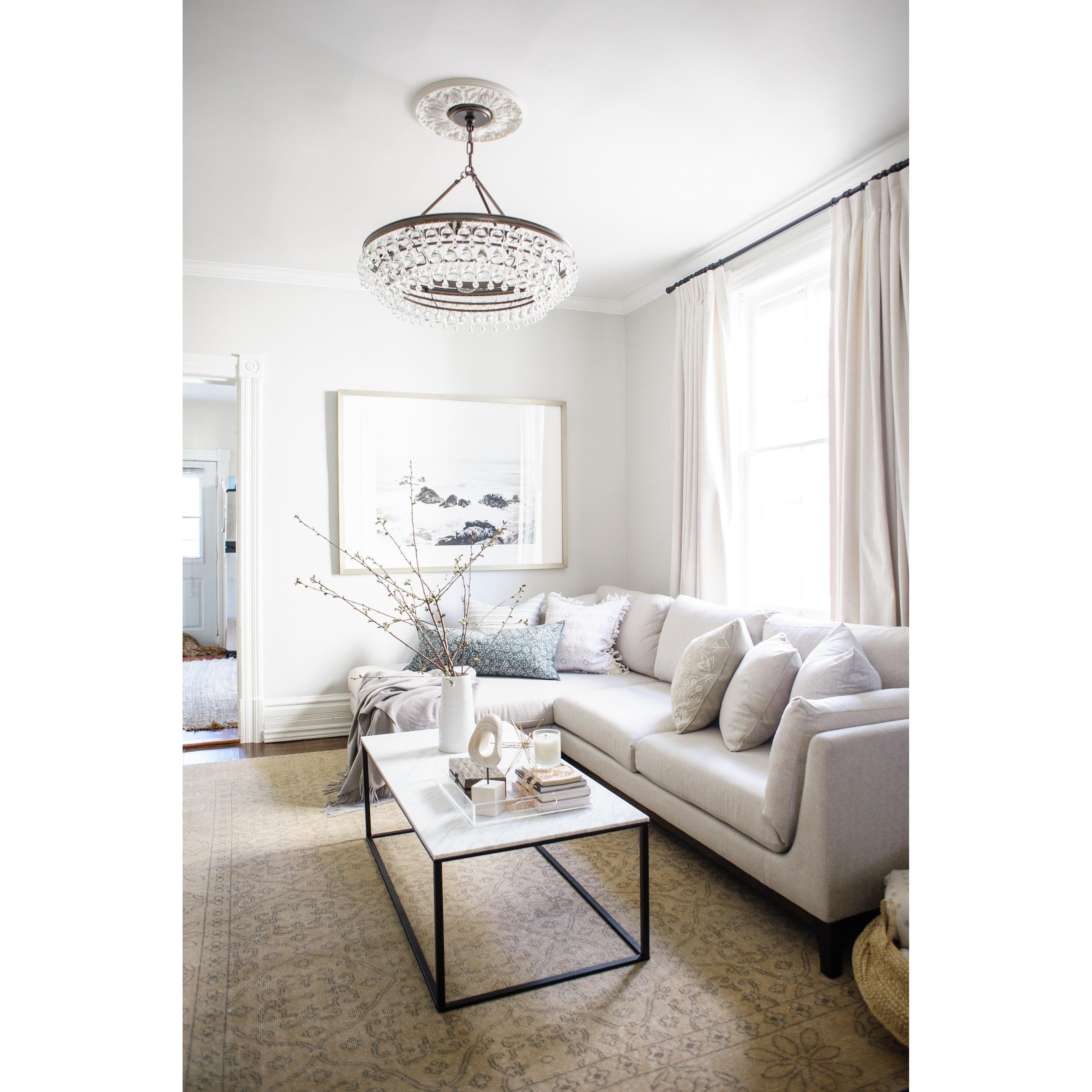 Crystorama Calypso 275-VZ – 30 Inch – 6 Light – Chandelier – Vibrant Bronze – Damp Rated