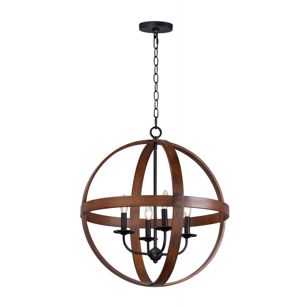 Maxim Lighting COMPASS 27574APBK Pendant Transitional - Black