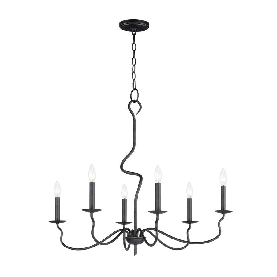 Padrona 32.5 Inch Chandelier – Black Oxide