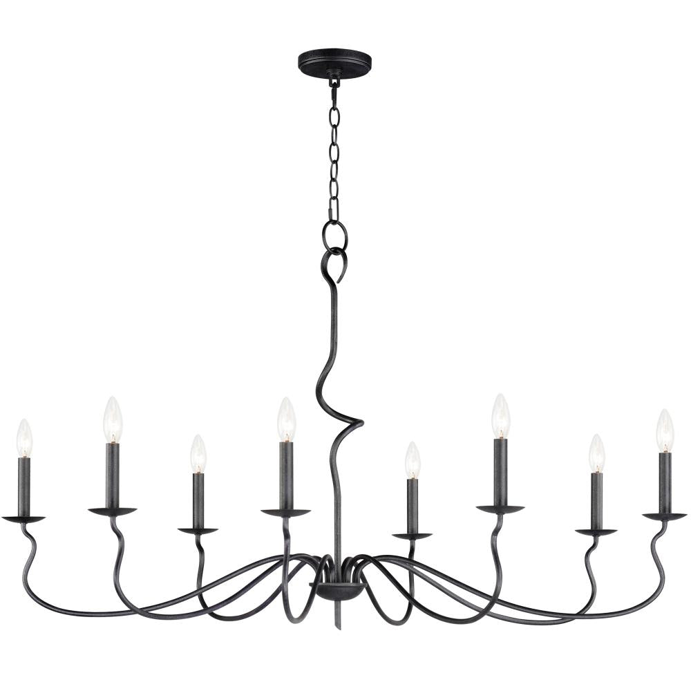 Padrona 48.5 Inch Chandelier – Black Oxide