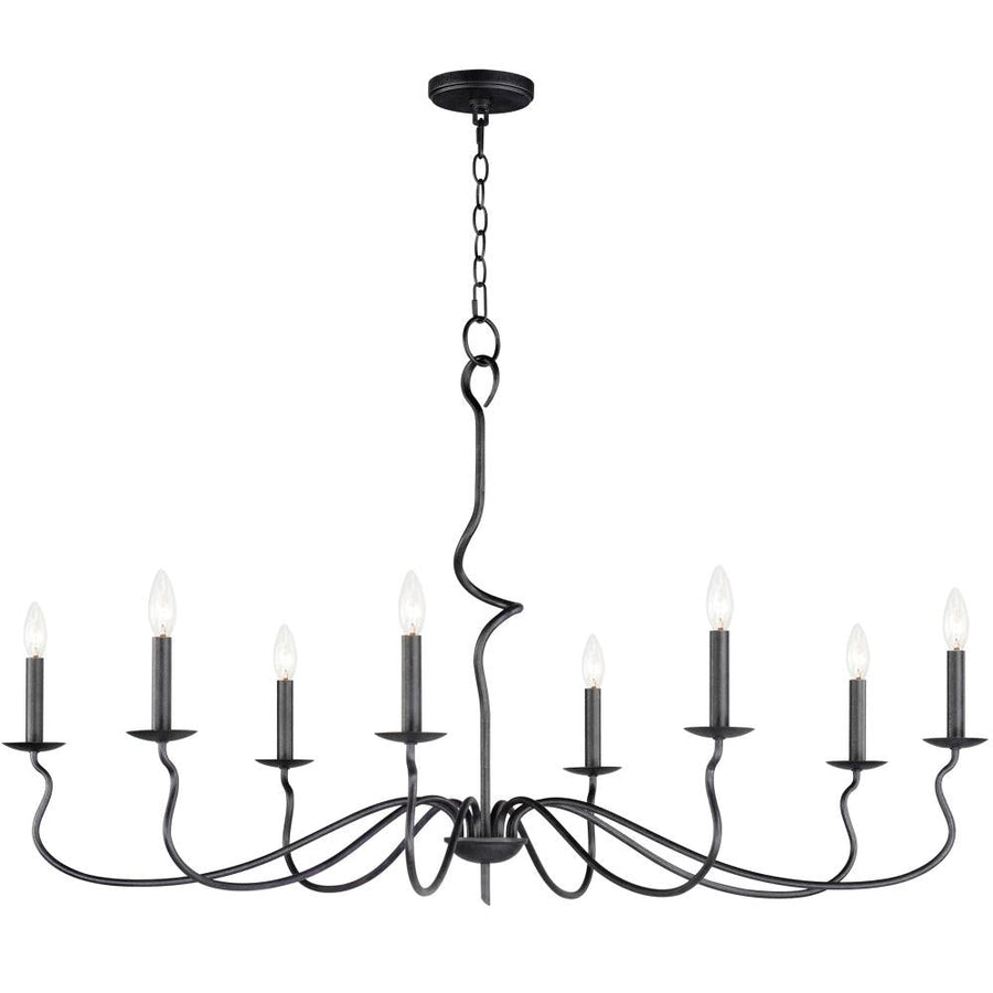 Padrona 48.5 Inch Chandelier – Black Oxide