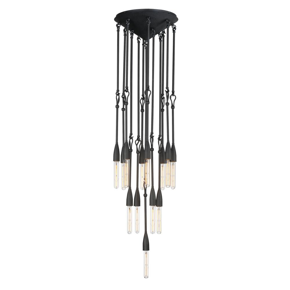 Pioneer 15 Inch 13 Light Pendant – Anthracite