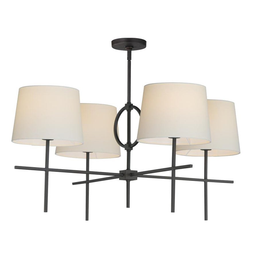 Paoli 36 Inch Semi Flush Mount Light – Charcoal Bronze