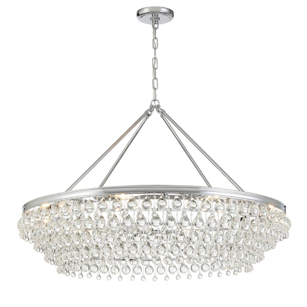 Crystorama CALYPSO 278-CH Chandelier Modern - Polished Chrome