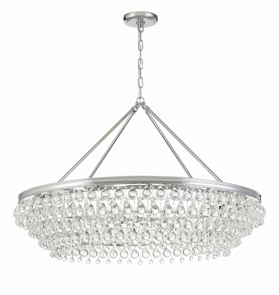 Crystorama CALYPSO 278-CH Chandelier Modern - Polished Chrome