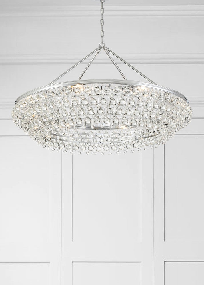 Crystorama CALYPSO 278-CH Chandelier Modern - Polished Chrome