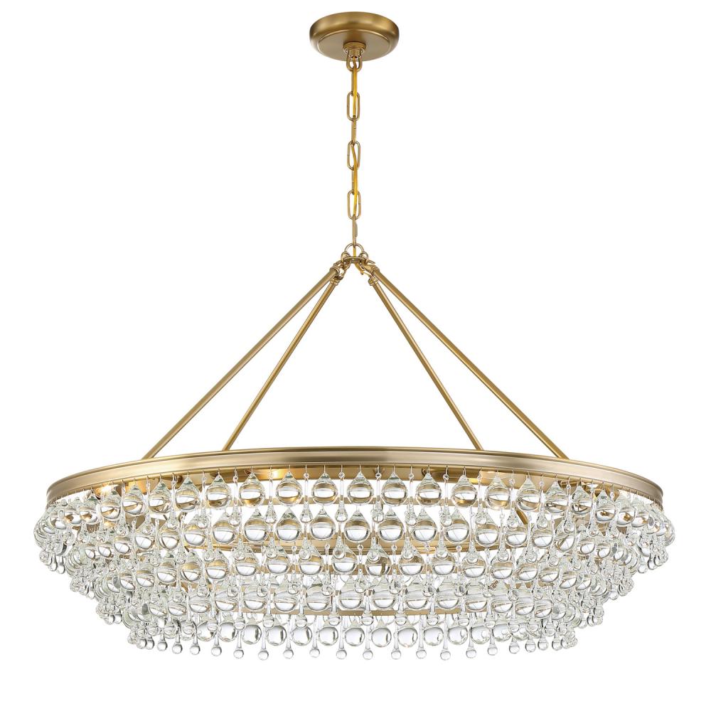 Crystorama CALYPSO 278-VG Chandelier Modern - Vibrant Gold