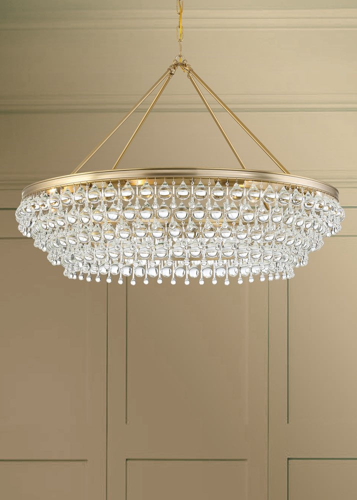 Crystorama CALYPSO 278-VG Chandelier Modern - Vibrant Gold