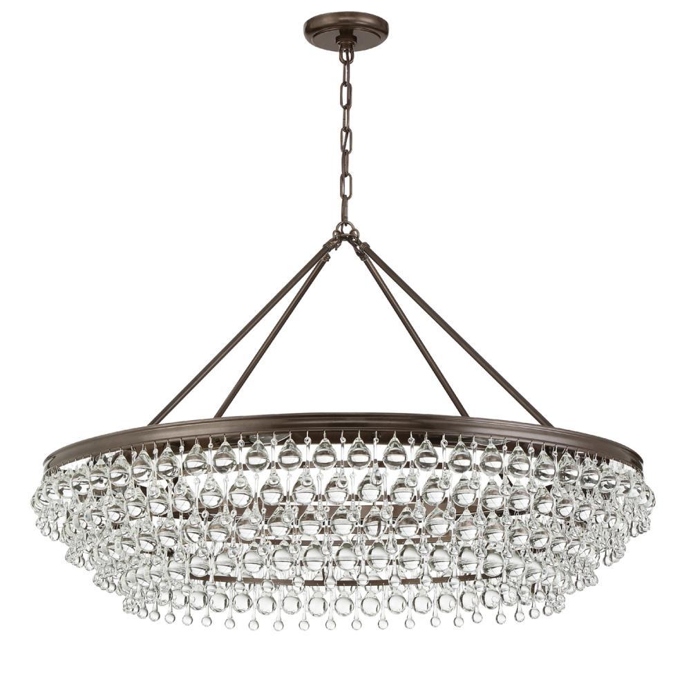 Crystorama CALYPSO 278-VZ Chandelier Modern - Vibrant Bronze