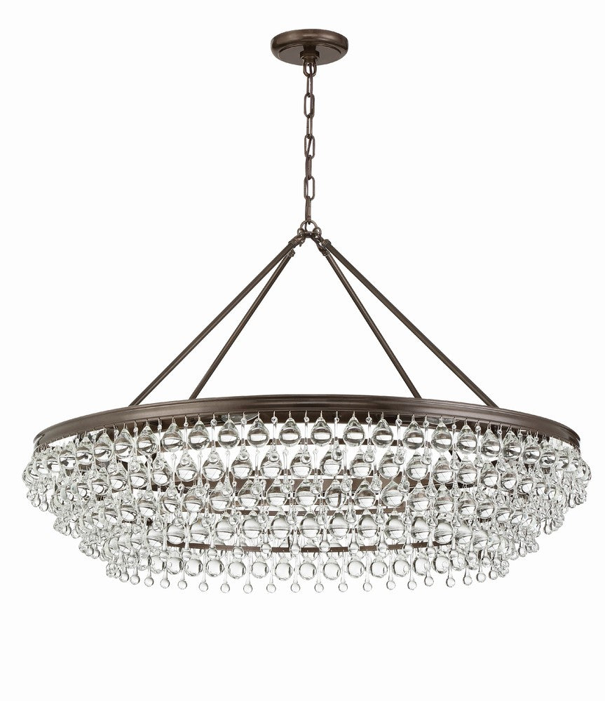 Crystorama CALYPSO 278-VZ Chandelier Modern - Vibrant Bronze