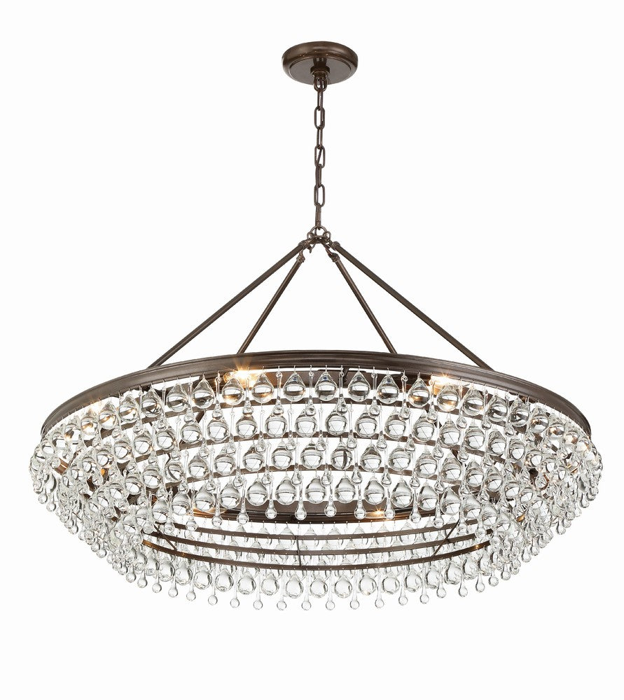 Crystorama CALYPSO 278-VZ Chandelier Modern - Vibrant Bronze