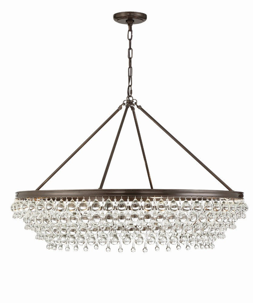 Crystorama CALYPSO 278-VZ Chandelier Modern - Vibrant Bronze