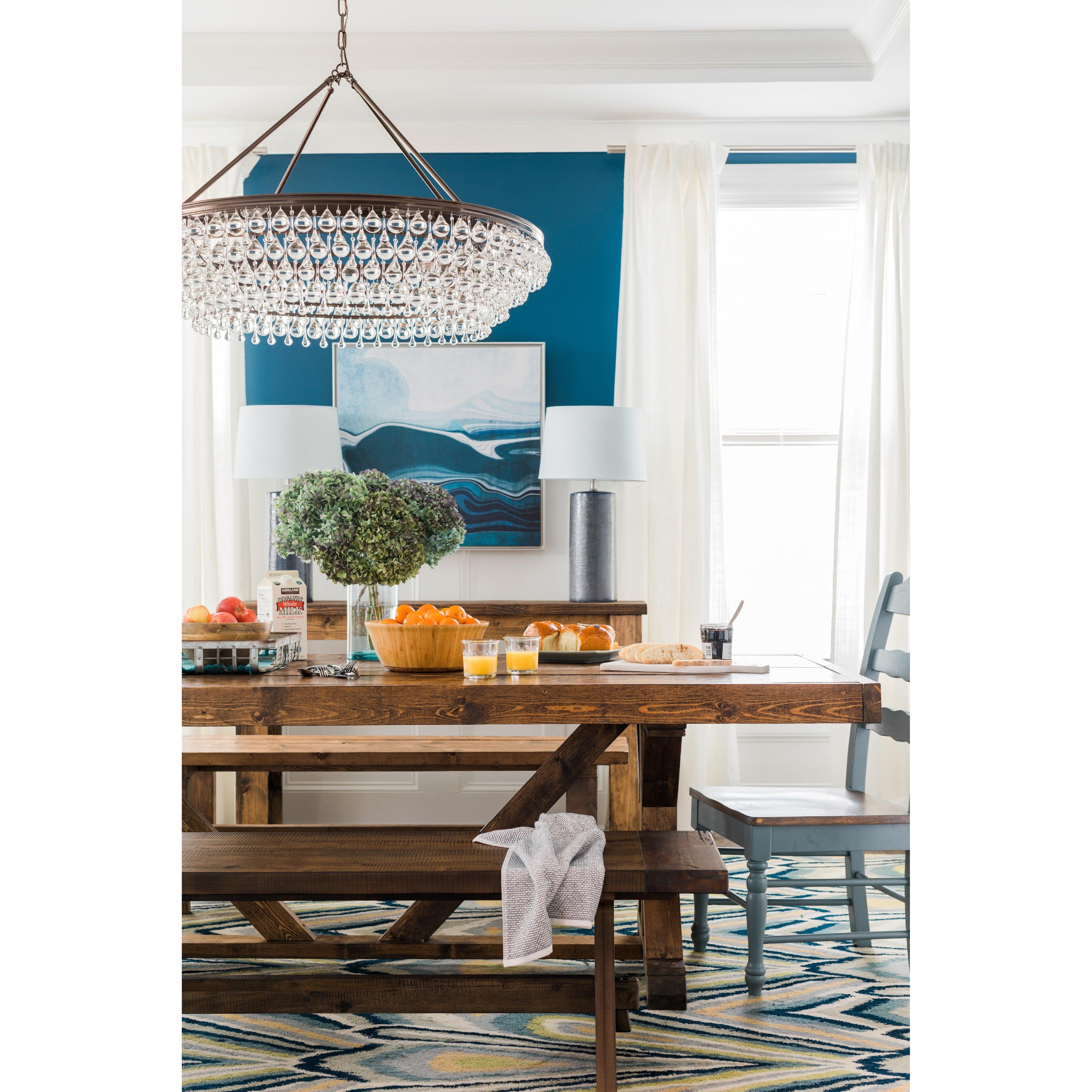 Crystorama Calypso 278-VZ – 40 Inch – 8 Light – Chandelier – Vibrant Bronze – Damp Rated