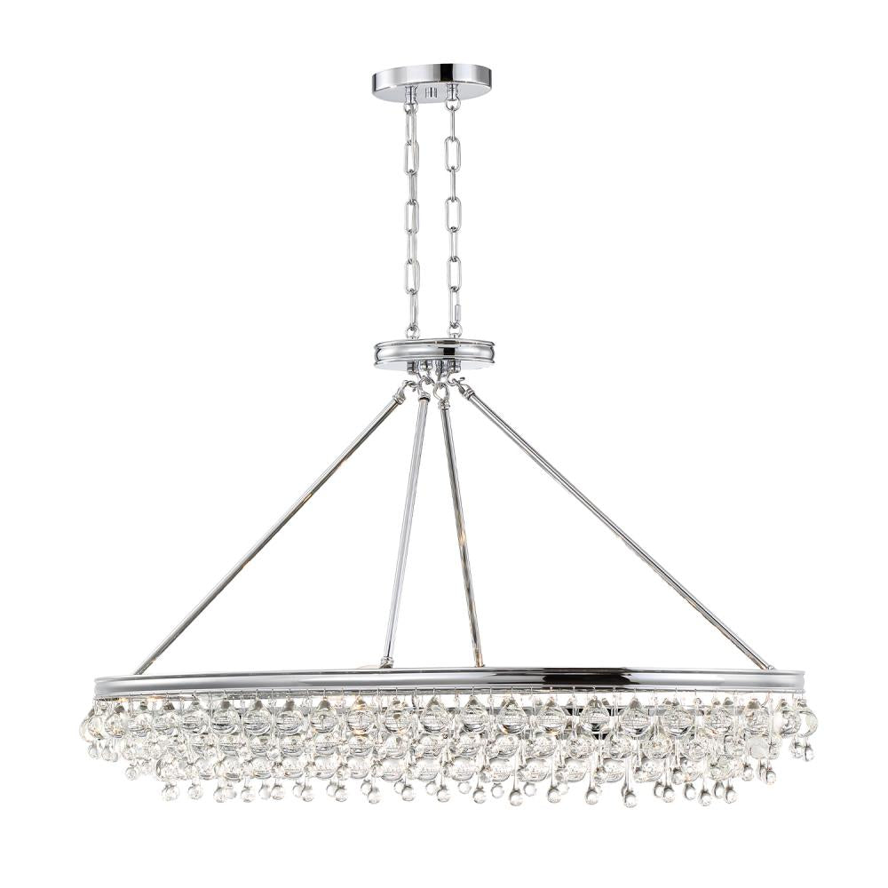 Crystorama CALYPSO 279-CH Chandelier Transitional - Chrome