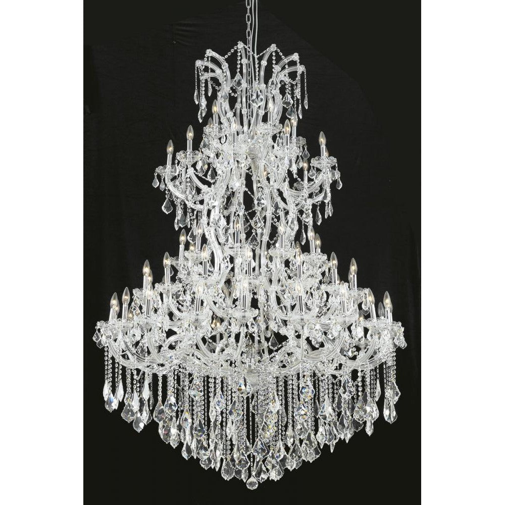 Elegant Lighting MARIA THERESA 2800G54C/RC Chandelier Transitional - Chrome