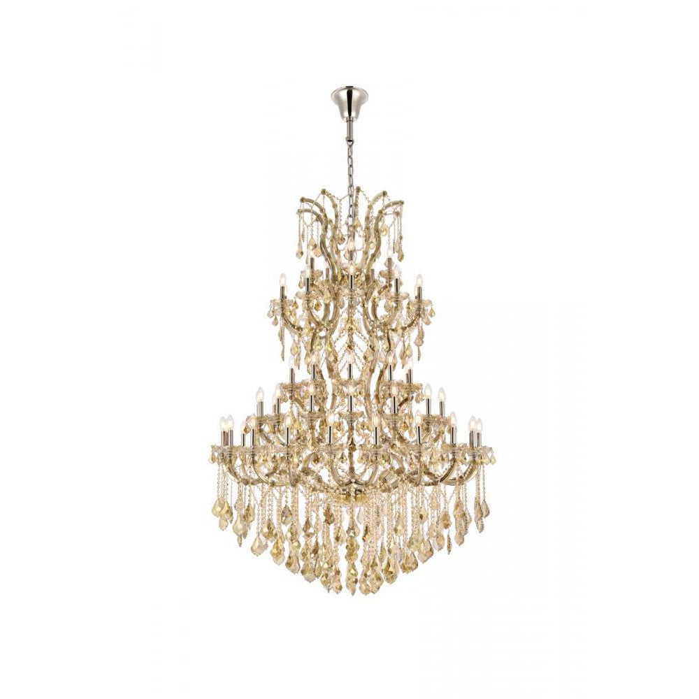 Elegant Lighting MARIA THERESA 2800G54GT-GT/RC Chandelier Transitional - Golden Teak