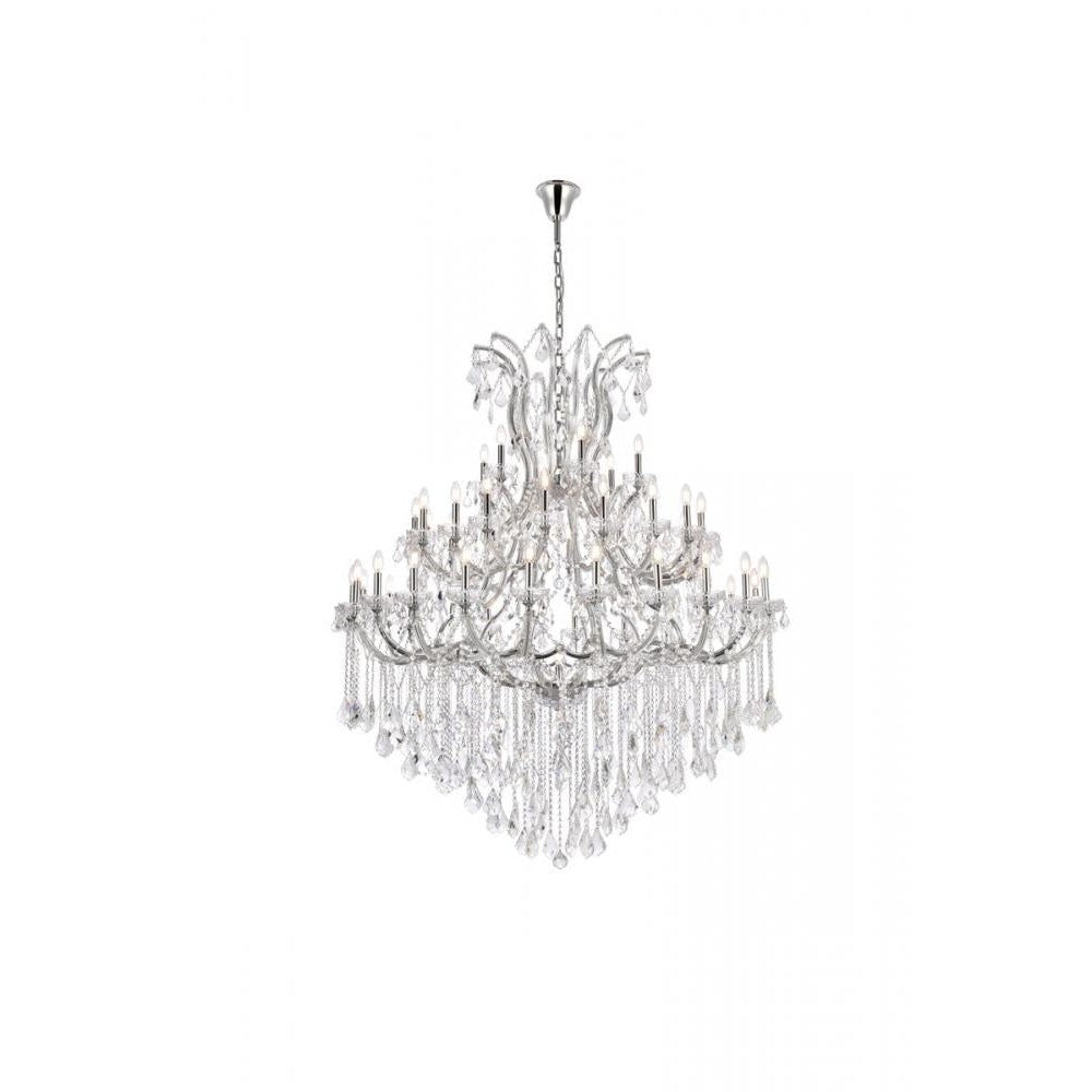 Elegant Lighting MARIA THERESA 2800G60C/RC Chandelier Transitional - Chrome