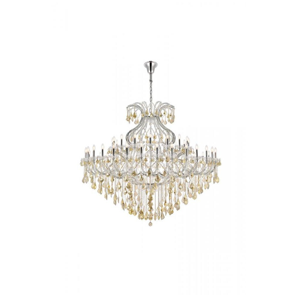 Elegant Lighting MARIA THERESA 2800G72C-GT/RC Chandelier Transitional - Chrome