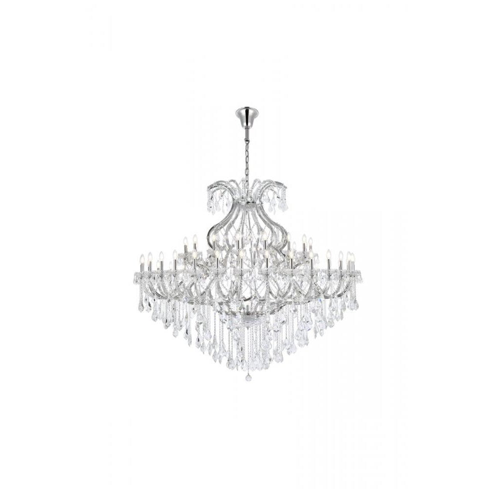 Elegant Lighting MARIA THERESA 2800G72C/RC Chandelier Transitional - Chrome