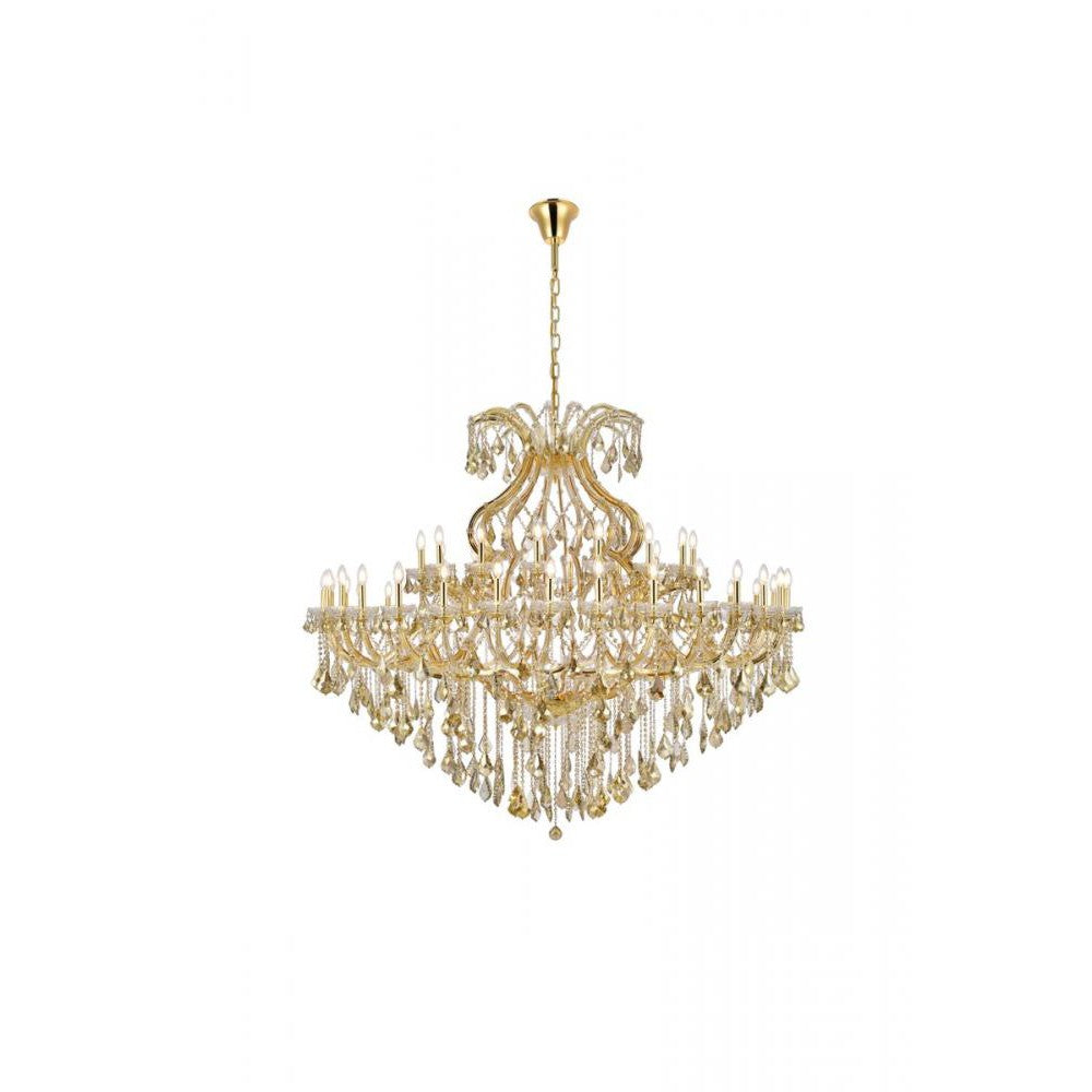 Elegant Lighting MARIA THERESA 2800G72G-GT/RC Chandelier Transitional - Gold