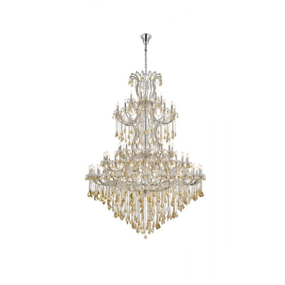 Elegant Lighting MARIA THERESA 2800G96C-GT/RC Chandelier Transitional - Chrome