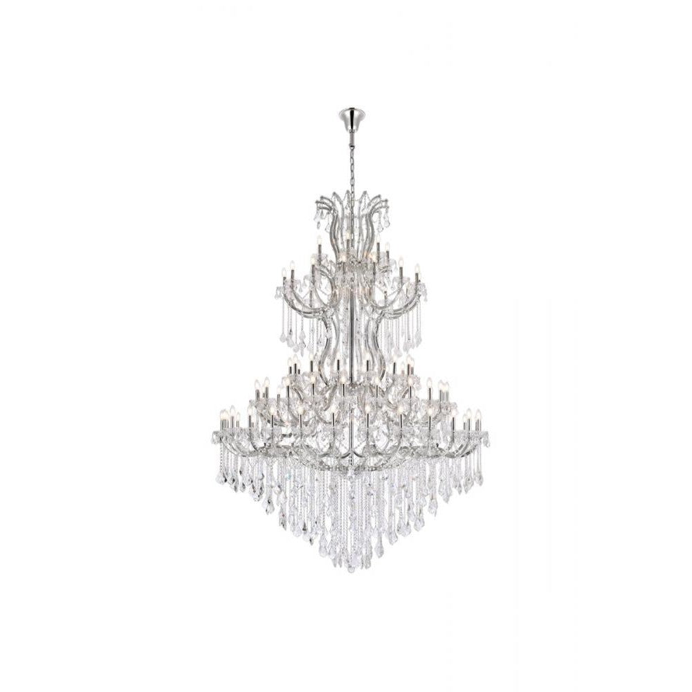 Elegant Lighting MARIA THERESA 2800G96C/RC Chandelier Transitional - Chrome