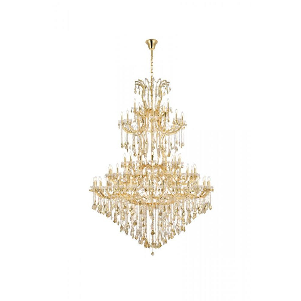 Elegant Lighting MARIA THERESA 2800G96G-GT/RC Chandelier Transitional - Gold