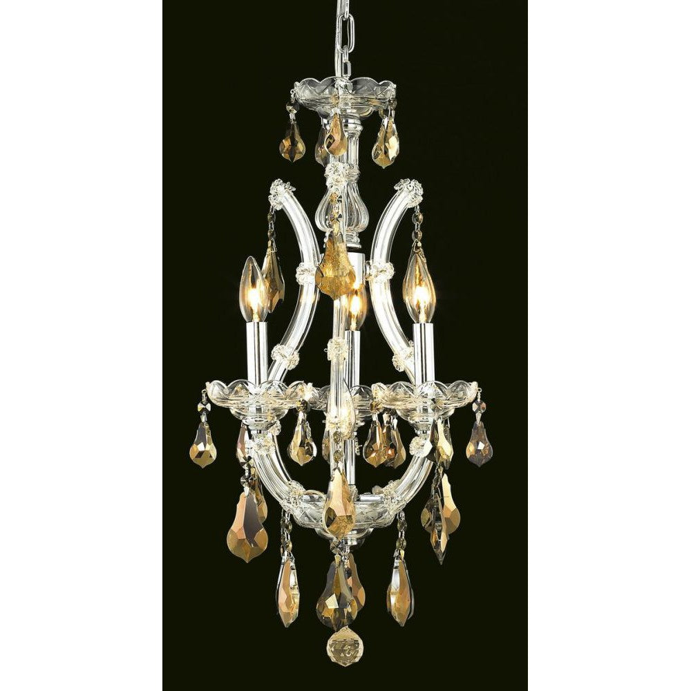 Elegant Lighting MARIA THERESA 2801D12C-GT/RC Chandelier Transitional - Chrome