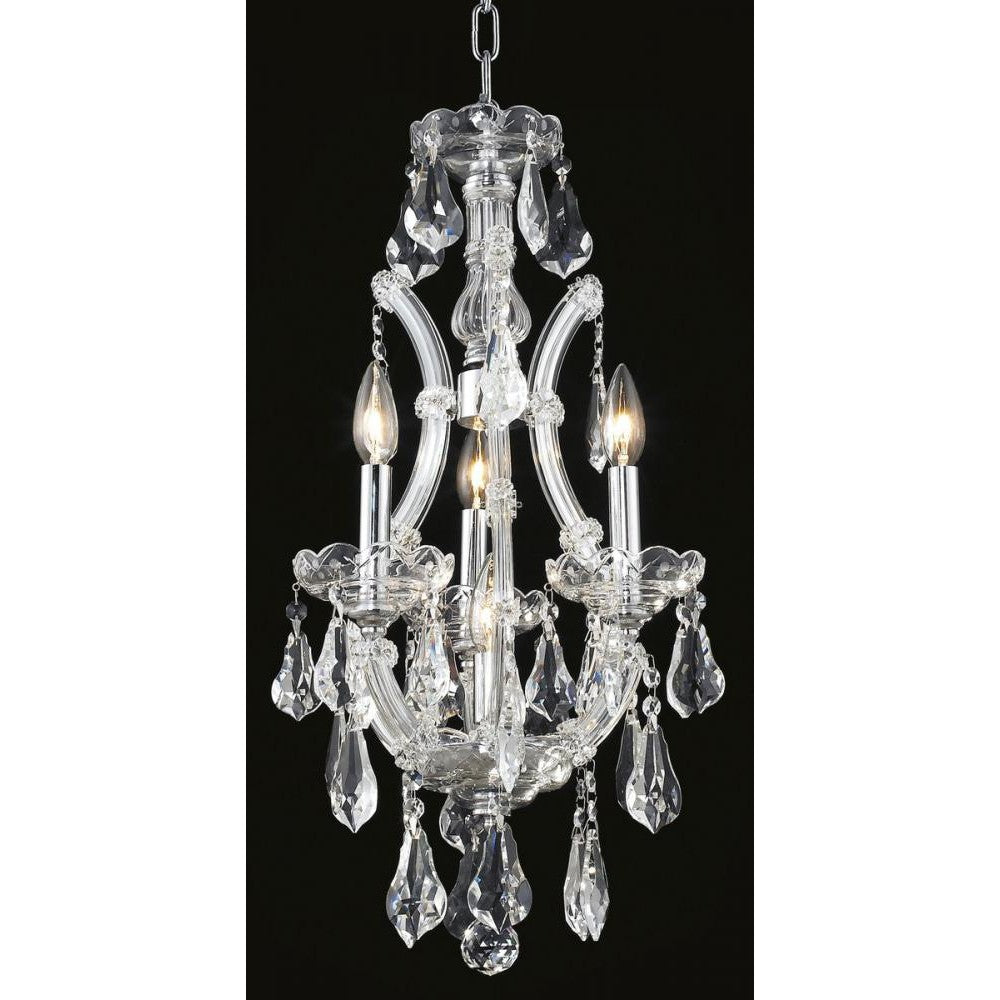 Elegant Lighting MARIA THERESA 2801D12C/RC Chandelier Transitional - Chrome