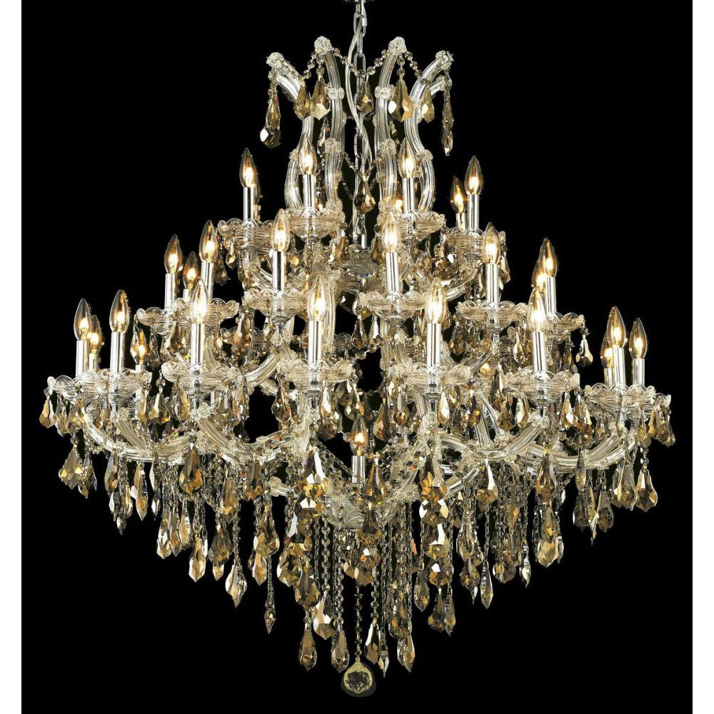 Elegant Lighting MARIA THERESA 2801G44C-GT/RC Chandelier Transitional - Chrome