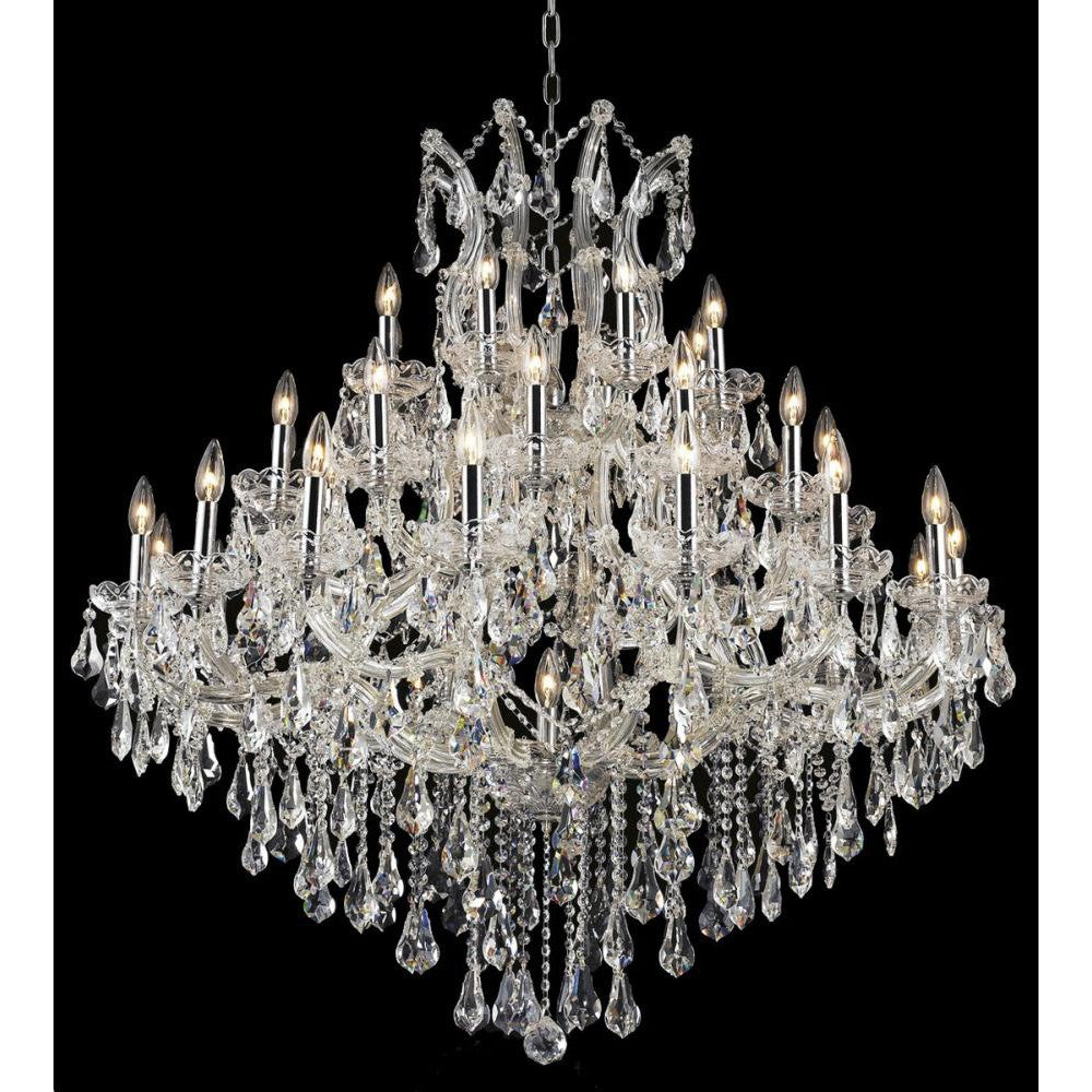 Elegant Lighting MARIA THERESA 2801G44C/RC Chandelier Transitional - Chrome