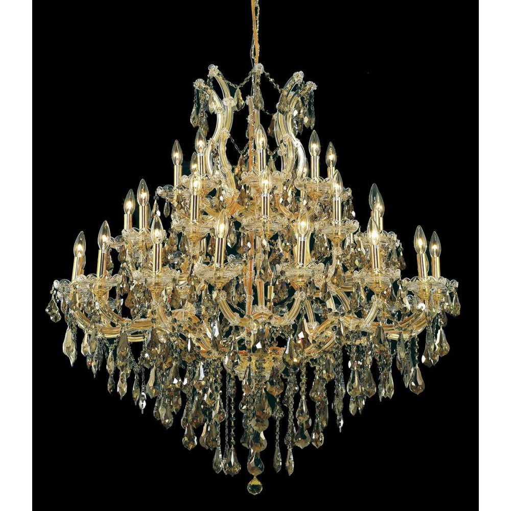 Elegant Lighting MARIA THERESA 2801G44G-GT/RC Chandelier Transitional - Gold