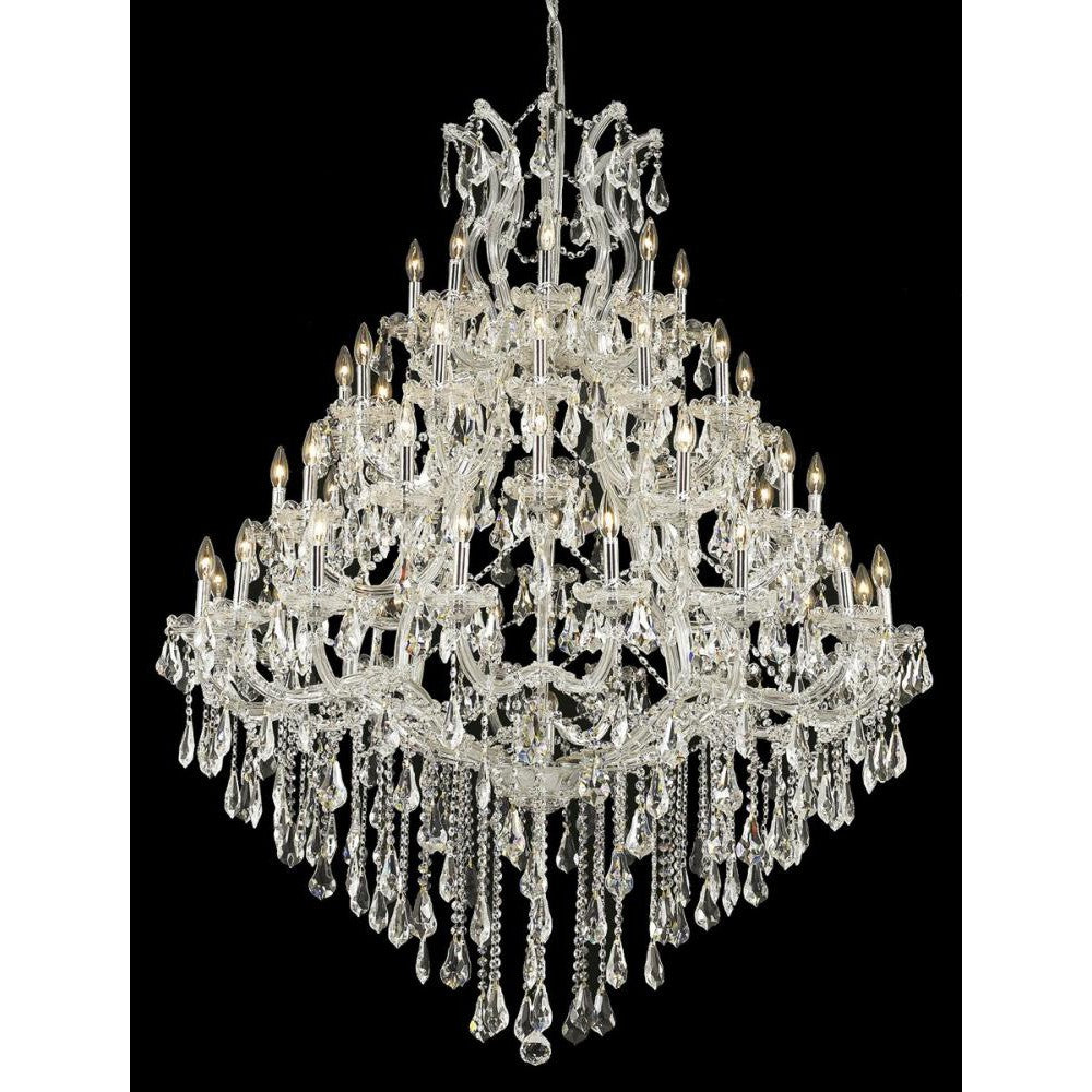 Elegant Lighting MARIA THERESA 2801G46C/RC Chandelier Transitional - Chrome