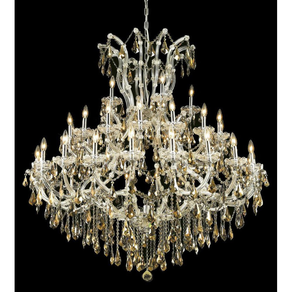 Elegant Lighting MARIA THERESA 2801G52C-GT/RC Chandelier Transitional - Chrome