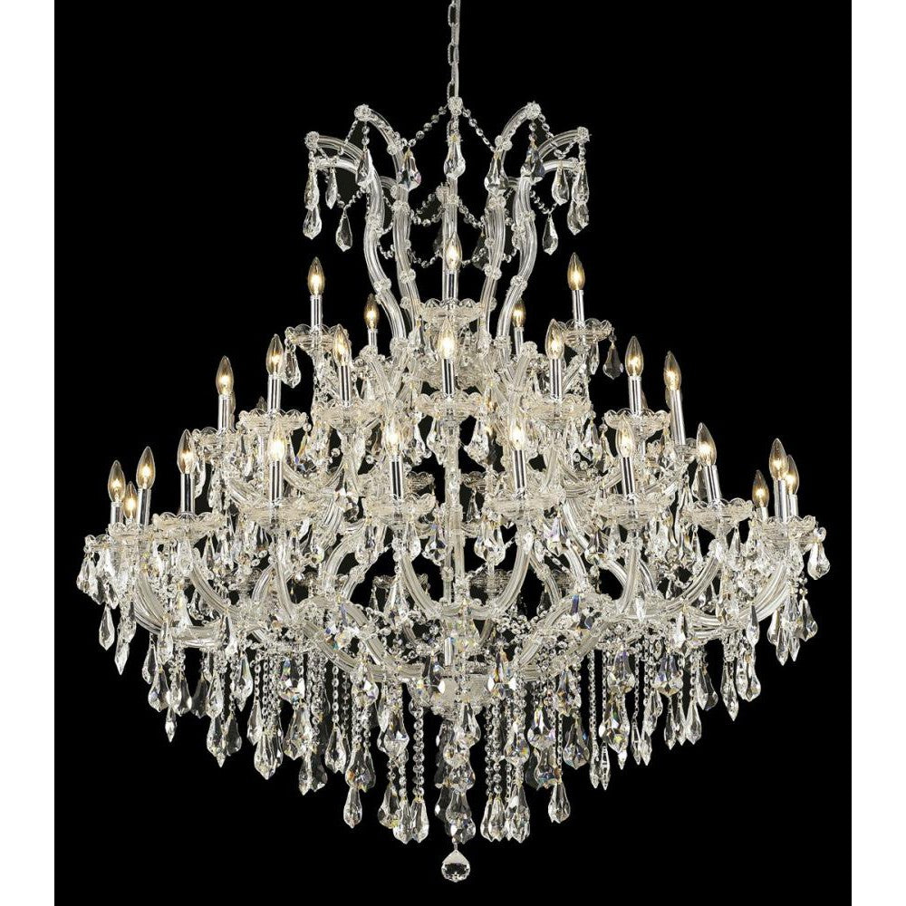 Elegant Lighting MARIA THERESA 2801G52C/RC Chandelier Transitional - Chrome