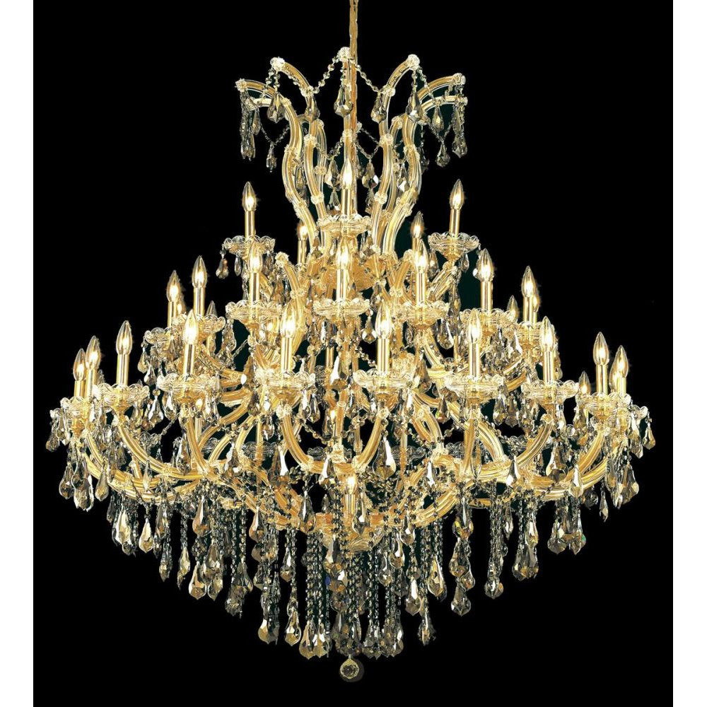 Elegant Lighting MARIA THERESA 2801G52G-GT/RC Chandelier Transitional - Gold