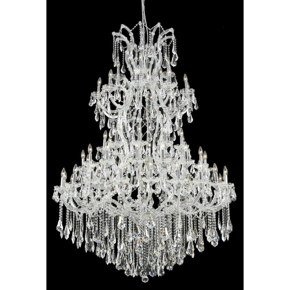 Elegant Lighting MARIA THERESA 2801G54C/RC Chandelier Transitional - Chrome