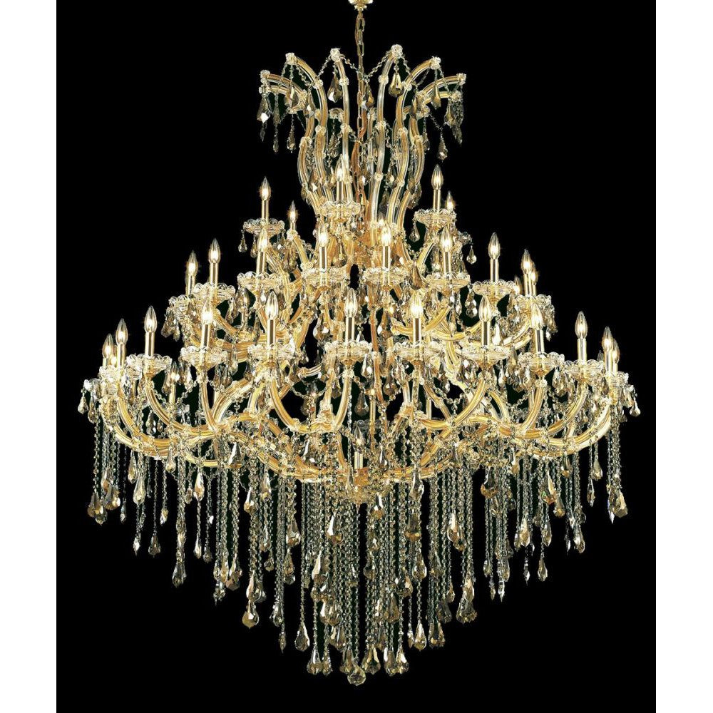 Elegant Lighting MARIA THERESA 2801G60G-GT/RC Chandelier Transitional - Gold