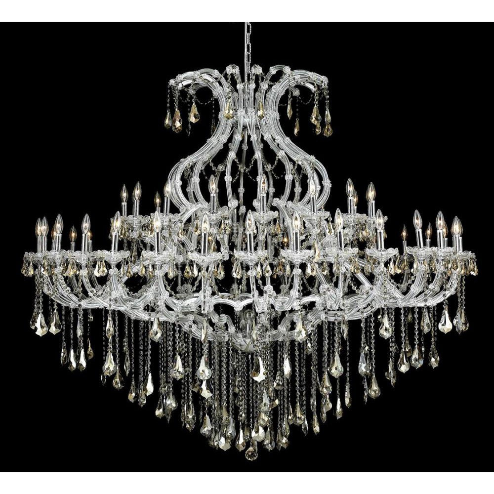 Elegant Lighting MARIA THERESA 2801G72C-GT/RC Chandelier Transitional - Chrome