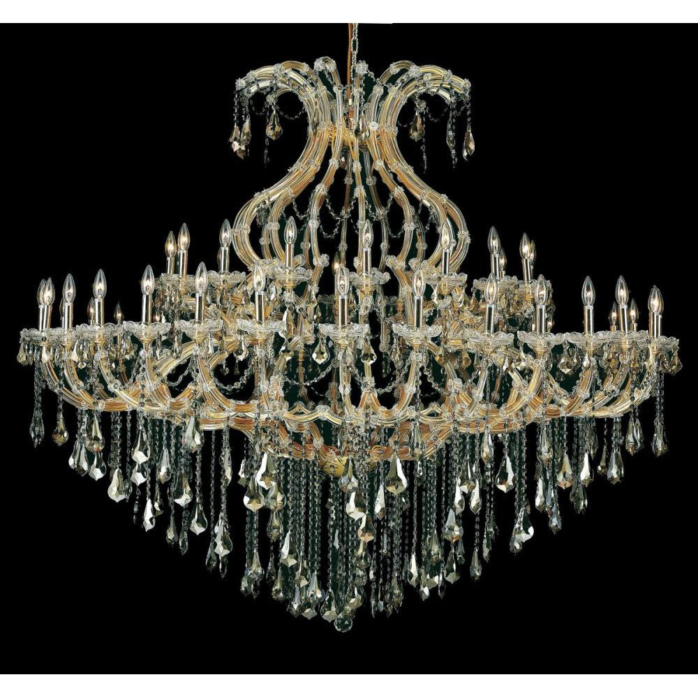 Elegant Lighting MARIA THERESA 2801G72G-GT/RC Chandelier Transitional - Gold