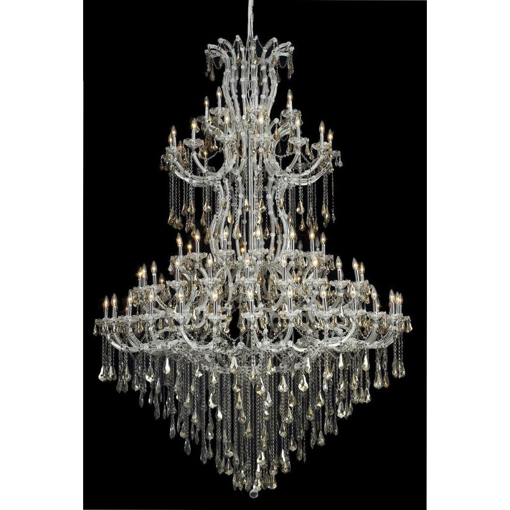 Elegant Lighting MARIA THERESA 2801G96C-GT/RC Chandelier Transitional - Chrome