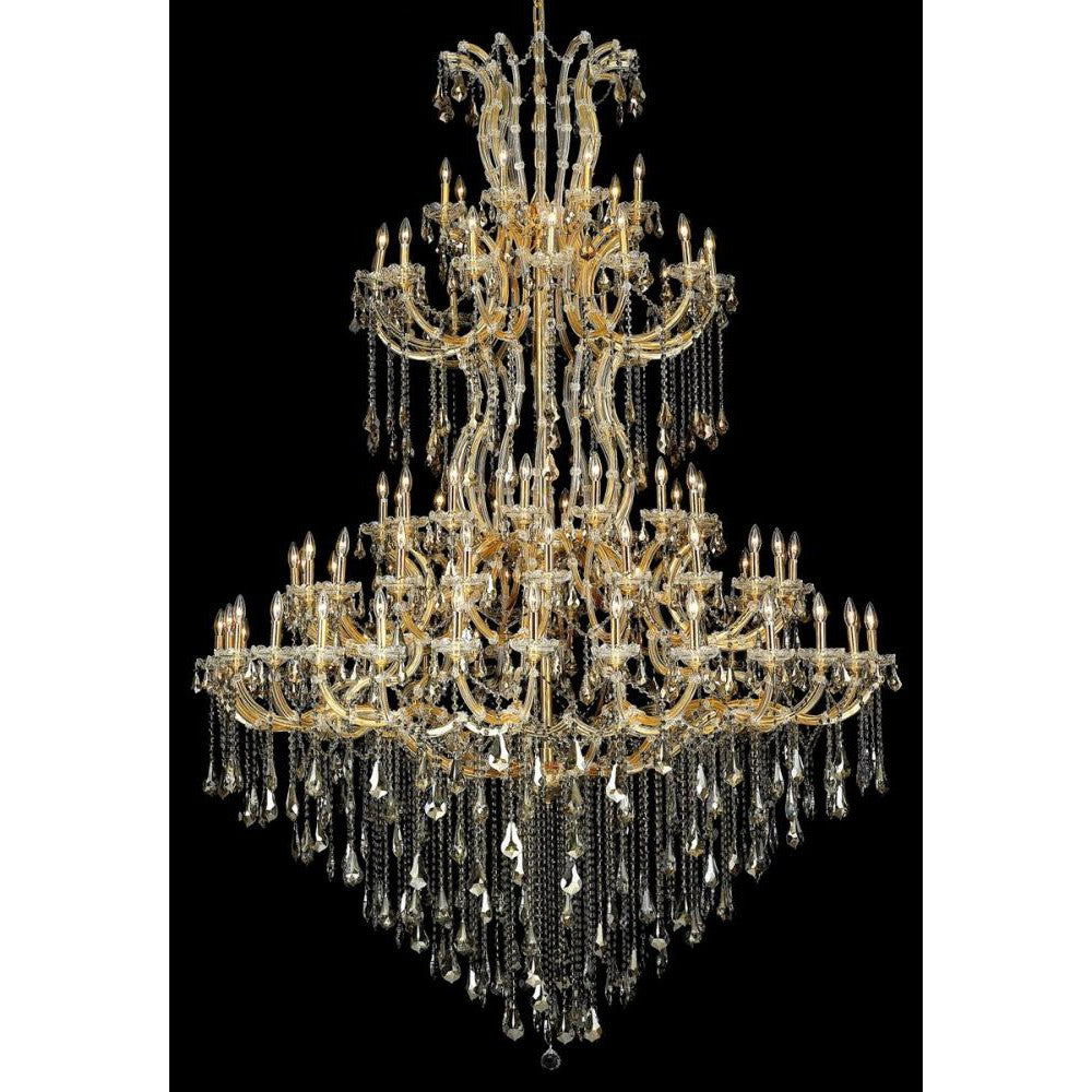 Elegant Lighting MARIA THERESA 2801G96G-GT/RC Chandelier Transitional - Gold