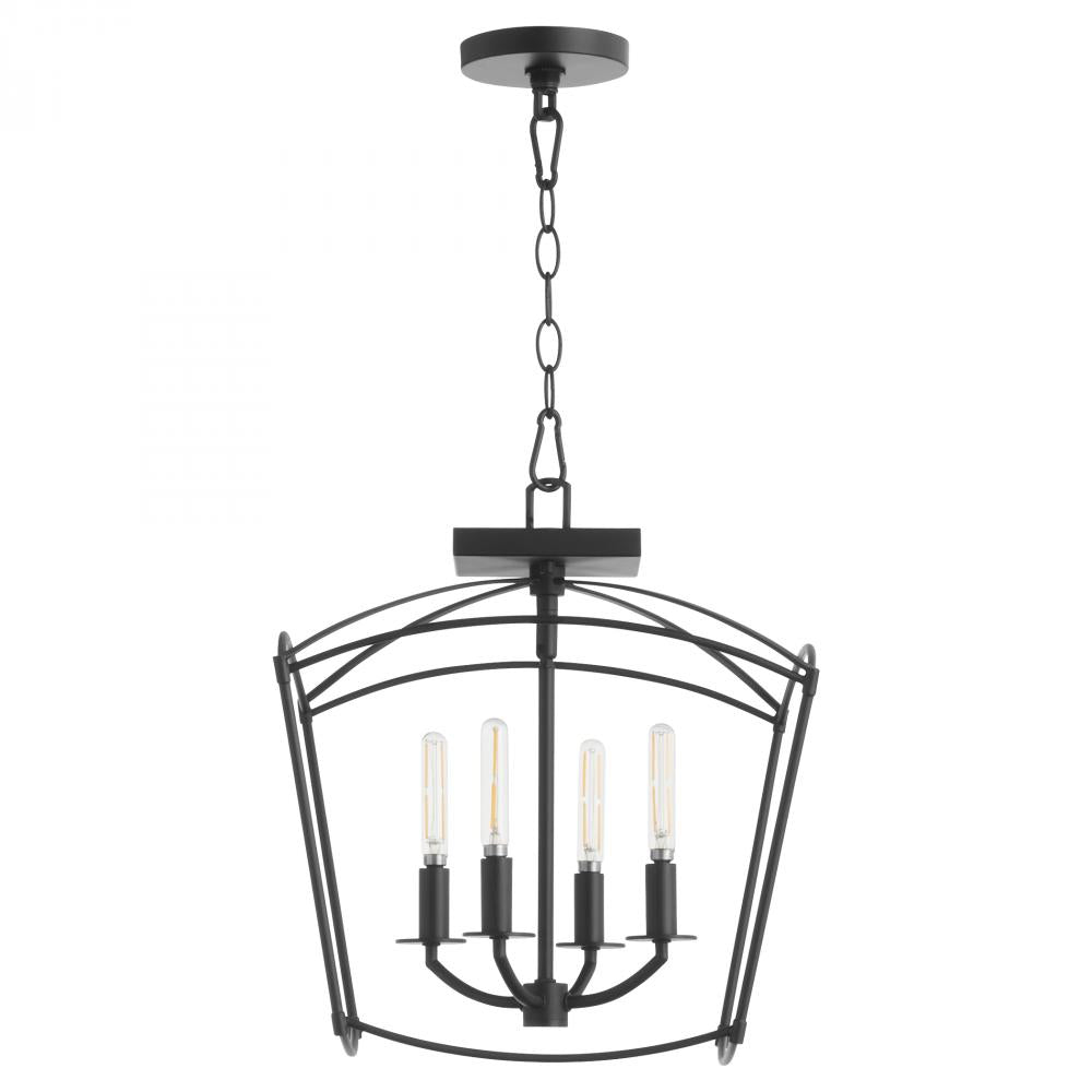 Quorum Lighting MANTLE 2812-14-59 Pendant Transitional - Matte Black