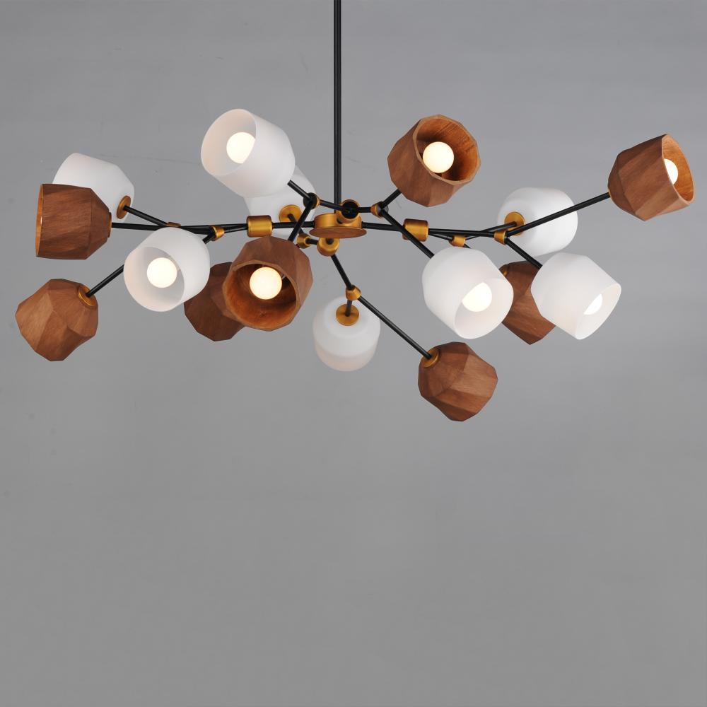 Maxim Lighting AKIMBO 28279DBZAB Pendant - Combination Finishes