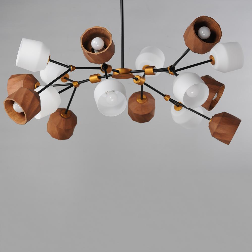 Maxim Lighting AKIMBO 28279DBZAB Pendant - Combination Finishes