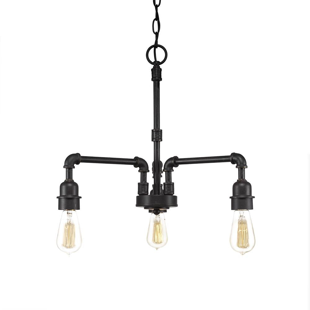 Toltec Company VINTAGE 283-DG-AT18 Chandelier Traditional - Black