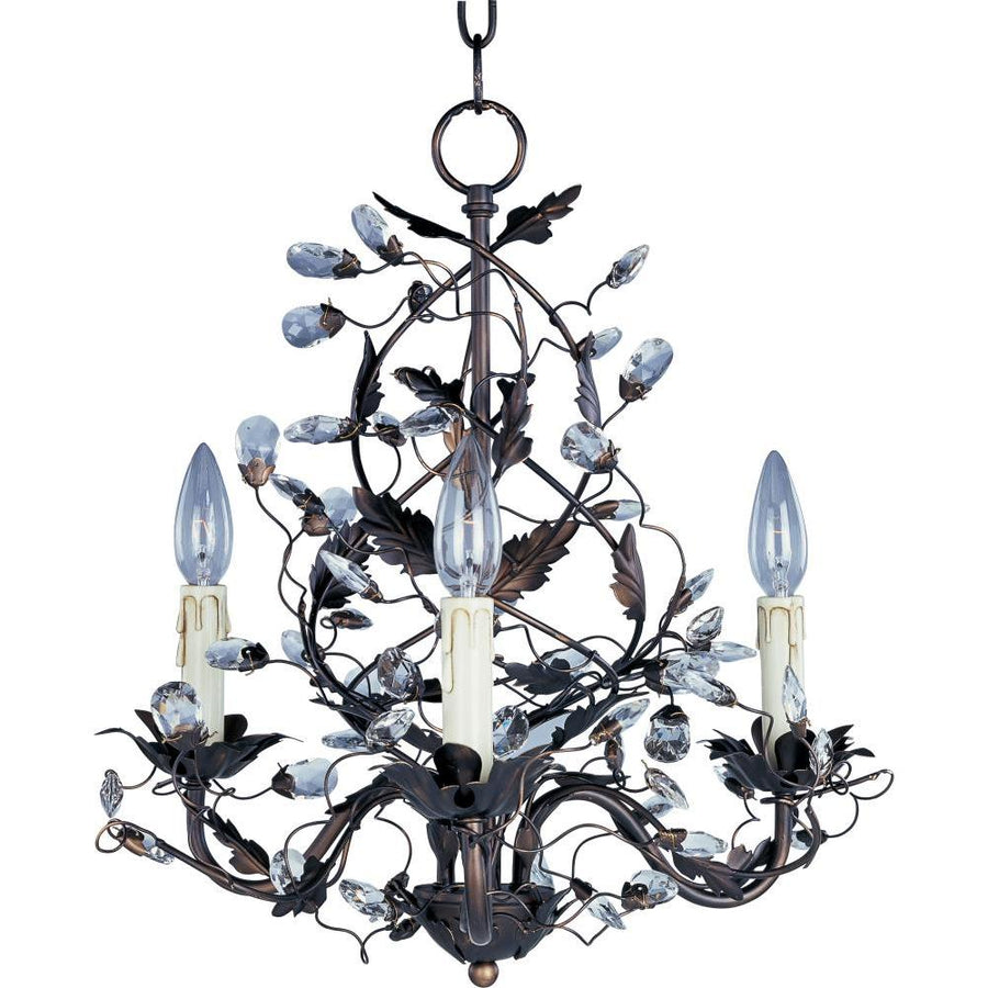 Elegante 18.5 Inch Mini Chandelier – Oil Rubbed Bronze