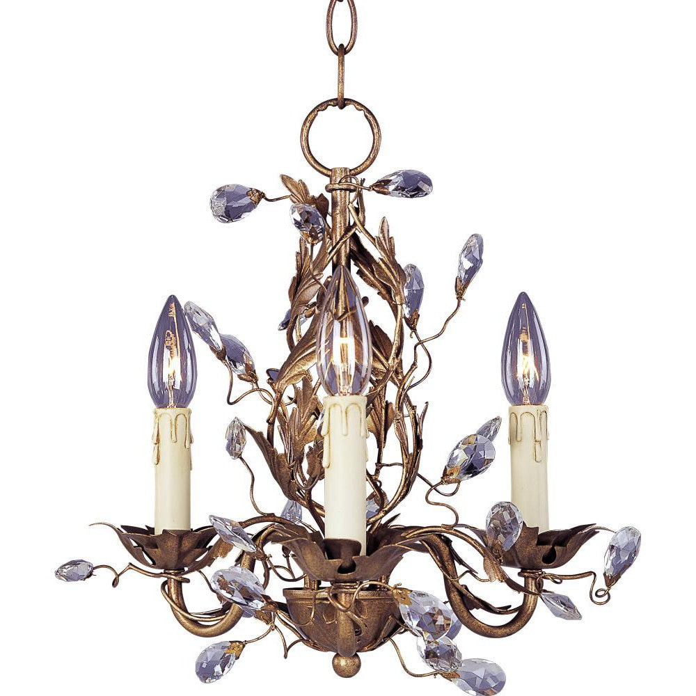 Maxim Lighting ELEGANTE 2855EG Mini Chandelier Contemporary - Gold