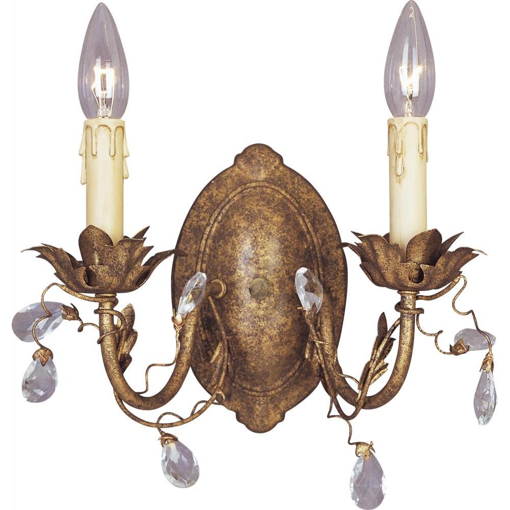 Maxim Lighting 2857EG Elegante 12 Wall Sconce - Etruscan Gold